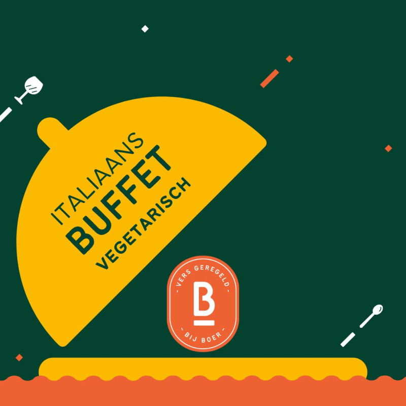 Vegetarisch Italiaanse buffet